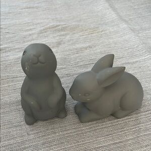 Gray Rabbit Figurines